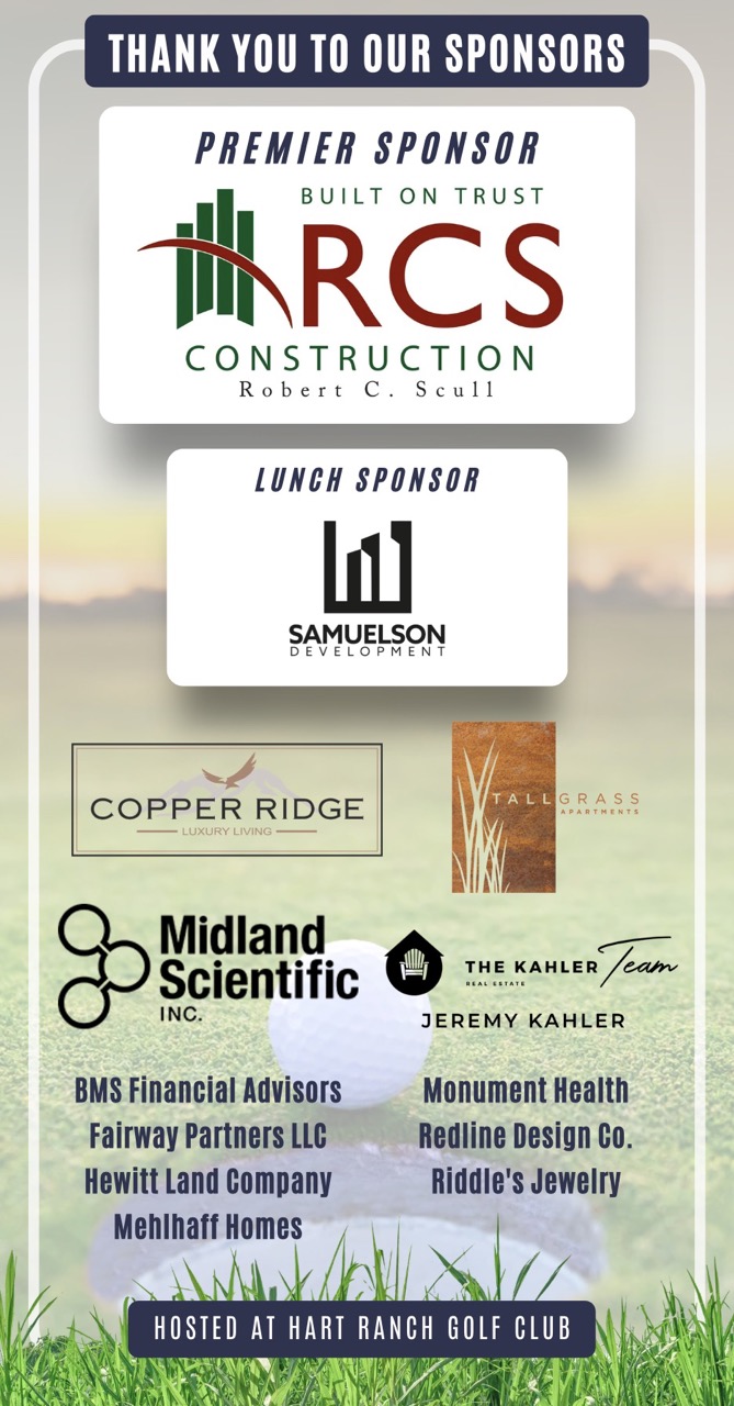 Rapid City Christian Comet Classic Golf Tournament Sponsors