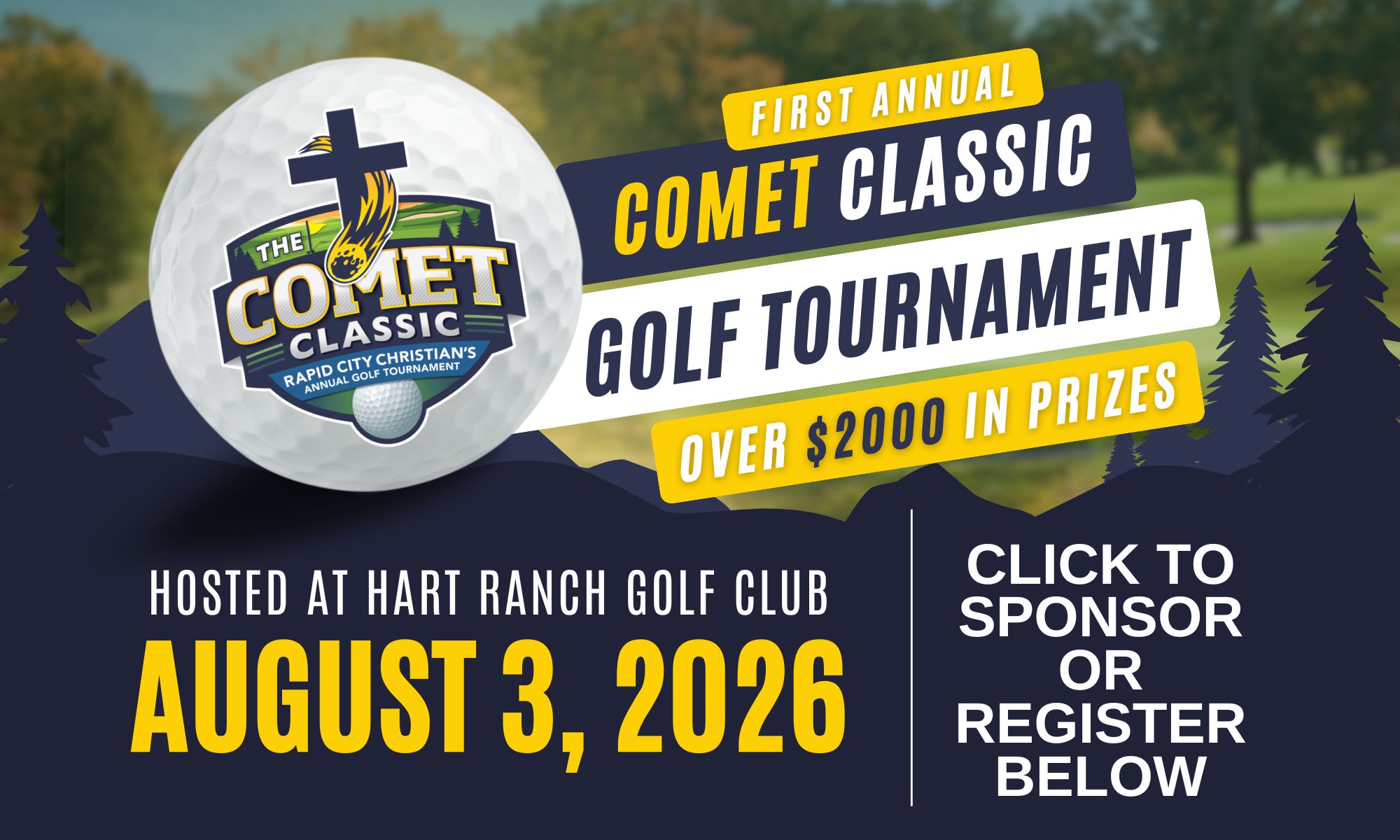 The Comet Classic Golf Tournament benefitting Rapid City Christian School
